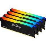 RAM minnen Kingston Fury Beast RGB Black DDR4 3600MHz 4x32GB (KF436C18BB2AK4/128)