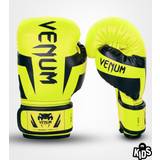 Gula - MMA-handskar Kampsport Venum Elite boxningshandskar barn, fluo/gul, FR: tillverkarens