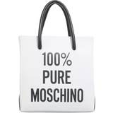 Moschino Svarta Väskor Moschino White Mini '100% PURE Tote A2001 Fantasy White UNI