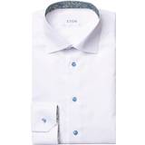 Flanellskjortor - Herr - Vita Eton Contemporary Fit Business Shirt White