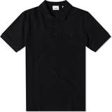Burberry Överdelar Burberry Branded Circle Logo Black Polo Shirt
