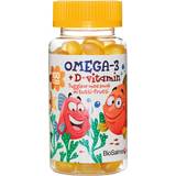 Tabletter Fettsyror BioSalma Omega-3 + vitamin D Tutti Frutti 100 st