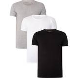 Tommy Hilfiger Herr - Stretch T-shirts & Linnen Tommy Hilfiger Essential Cotton T-shirt 3-pack - Black/Grey Heather/White