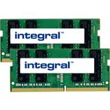 Integral RAM minnen Integral 16GB 2x 8GB 2400MHz DDR4 SODIMM Laptop Memory Module Kit