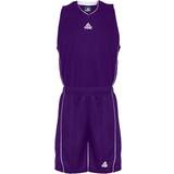 Ärmlös Jumpsuits & Overaller Peak Basketball Jersey Set Men - Purple/White