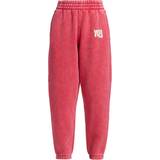 Alexander Wang Dam Byxor & Shorts Alexander Wang Essential Cotton-Blend Jersey Joggers Red