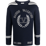 Valentino Herr Överdelar Valentino Men's G.7 Wool Sweater Purple 38/Regular