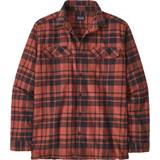 Herr - Röda Skjortor Patagonia Insulated Organic Cotton Fjord Flannel Shirt Men's