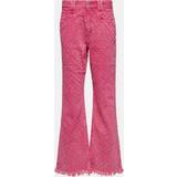 Isabel Marant Dam Jeans Isabel Marant High-rise straight eyelet jeans pink