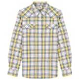 Wrangler Dam Skjortor Wrangler Slim REG Westerländsk skjorta, primrose gul, stor, Primrose gul