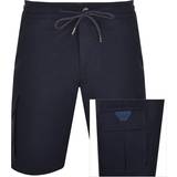 Armani Byxor & Shorts Armani Emporio Swimwear Mäns Emporio Eagle Patch baddräkt kort Bermuda, marinblå S, marinblå
