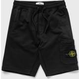 Stone Island Herr - Svarta Byxor & Shorts Stone Island Bermuda Sweat Shorts Black