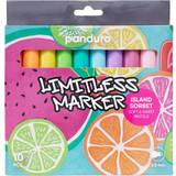 Limitless Markers Island Sorbet Set 10 – akrylpennor i fruktiga och pastelliga färger