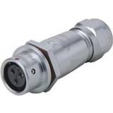 Weipu Elartiklar Weipu SF1211/S3 I Bullet connector Connector, straight Total number of pins: 3 Series round connectors SF12 1 pcs