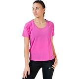 Nike Dam - Rosa T-shirts Nike Miler Top SS Breathe Purple, Female, Kläder, T-shirt, Löpning, Rosa