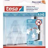 Transparent Tavelkrokar TESA Adhesive Transparent Tavelkrok 5st