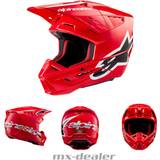 Alpinestars Motorcykelhjälmar Alpinestars S-M5 Corp 2024 Motocross Helm, rot, Größe