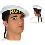 Sjöman - Uniformer & Yrken Huvudbonader BigBuy Carnival Sailor Hat White