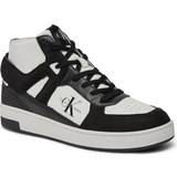 Calvin Klein Sneakers Calvin Klein Leather High-Top Trainers White
