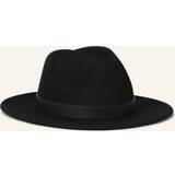 Karl Lagerfeld Huvudbonader Karl Lagerfeld K/signature Fan Fedora Hat, Woman, Black, One One