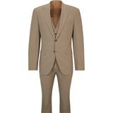 Beige Kostymer BOSS Anzug H-JECKSON-3PCS-241 Regular Fit BEIGE