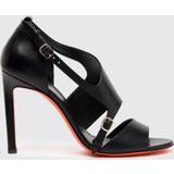 Santoni Tofflor & Sandaler Santoni Heeled Sandals Woman colour Black