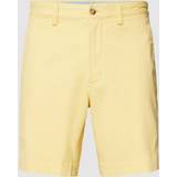 Polo Ralph Lauren Gula Byxor & Shorts Polo Ralph Lauren 8-inch Stretch Straight Fit Twill Short Man Shorts & Bermuda Shorts Yellow Cotton, Elastane