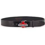 DSquared2 One Size Kläder DSquared2 Leaf Plaque Belt Black 105