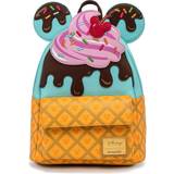 Vita Väskor Loungefly Disney Mickey And Minnie Sweets Ice Cream Mini Backpack