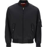Valentino Ytterkläder Valentino Black Toile Iconographe Bomber Jacket ST. TOILE ICONO NERO IT