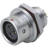 Weipu Elartiklar Weipu SF1212/S2 Bullet connector Connector, straight Total number of pins: 2 Series round connectors SF12 1 pcs