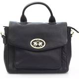 Handväskor La Martina Black COW Leather Crossbody Bag