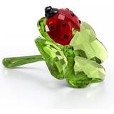 Swarovski Inredningsdetaljer Swarovski Idyllia Ladybug Clover Sculpture 5666852