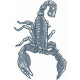 Svarta Kroppsmakeup Tinsley Transfers Scorpion Tattoo