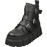 Buffalo Dam Kängor & Boots Buffalo Ava Vegan Womens Ankle Boots in Black