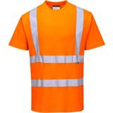 Portwest Herr T-shirts Portwest comfort t-shirts s170 herren kurzarm baumwolle orange warnschutz Orange