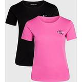 Calvin Klein Dam - Rosa T-shirts Calvin Klein Plus Pack T-shirts Pink