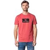 Rip Curl Bomull Överdelar Rip Curl Hallmark T-shirt tvättad röd
