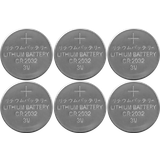 Batterier - Knappcellsbatterier Batterier & Laddbart Star Trading CR2032 Compatible 6-pack