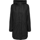 22 Ytterkläder Only Long Rain Jacket - Black