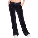 Juicy Couture Dam Byxor & Shorts Juicy Couture Classic Velour Del Ray Pant - Night Sky