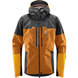 Bomberjackor - Multifärgade Kläder Haglöfs Spitz GTX Pro Jacket Men - Golden Brown/Magnetite