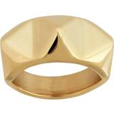 Rostfritt stål Ringar Edblad Peak Rivet Ring - Gold