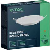 V-TAC Taklampor V-TAC Recessed Round Panel White Takplafond 22.1cm
