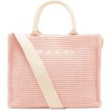 Nylon - Rosa Väskor Marni Women's Small Basket Bag Light Pink