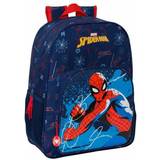 Väskor School Bag Spider-Man Neon Navy Blue 33 x 42 x 14 cm