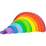 Bajo Dockvagnar Leksaker Bajo Rainbow stor färg