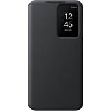 Mobilfodral Samsung Galaxy S24 Smart View Plånboksfodral svart
