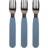 Filibabba Silicone Forks 3-pack Powder Blue