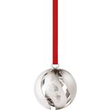 Georg Jensen 2023 Christmas Ball Silver Julgranspynt 5cm